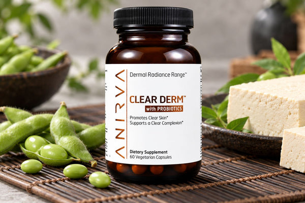 Soy Isoflavones for Hormonal Acne: What the Research Shows and Why ClearDerm Includes Them
