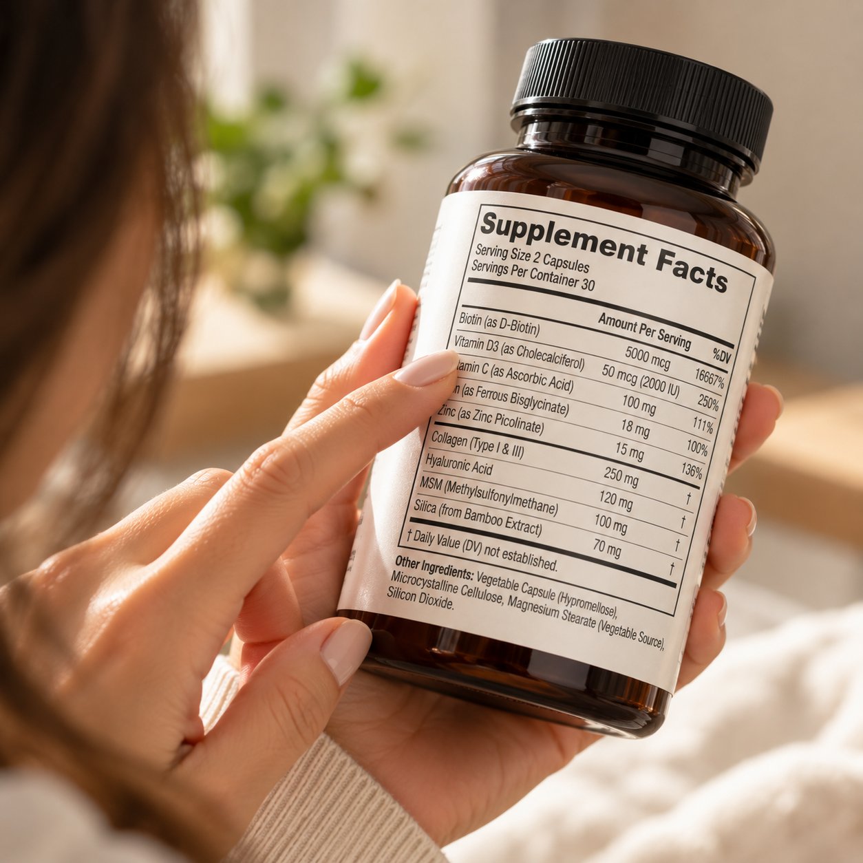How to Choose a Hair Growth Supplement: How to Read the Label