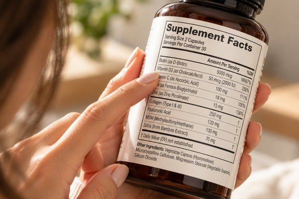 How to Choose a Hair Growth Supplement: How to Read the Label