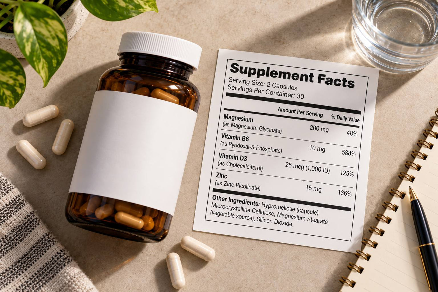 What Is in Relaxium Sleep? Ingredients and Amounts From the Label