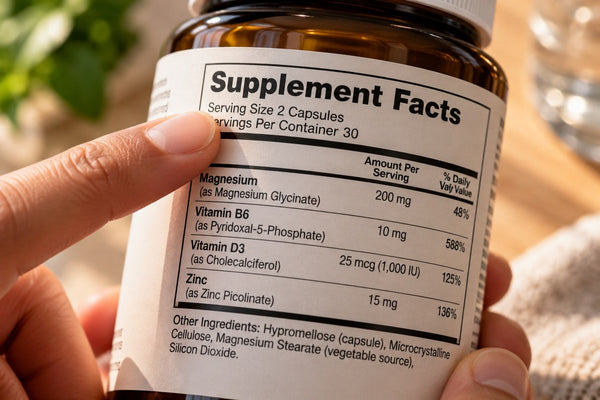 Choosing a Restful Sleep Supplement: How to Read the Label