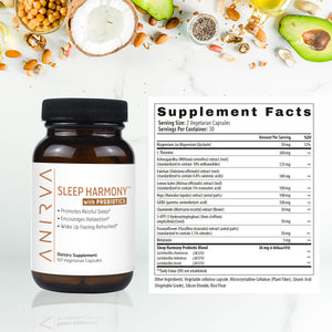 Anirva Sleep Harmony Supplements facts