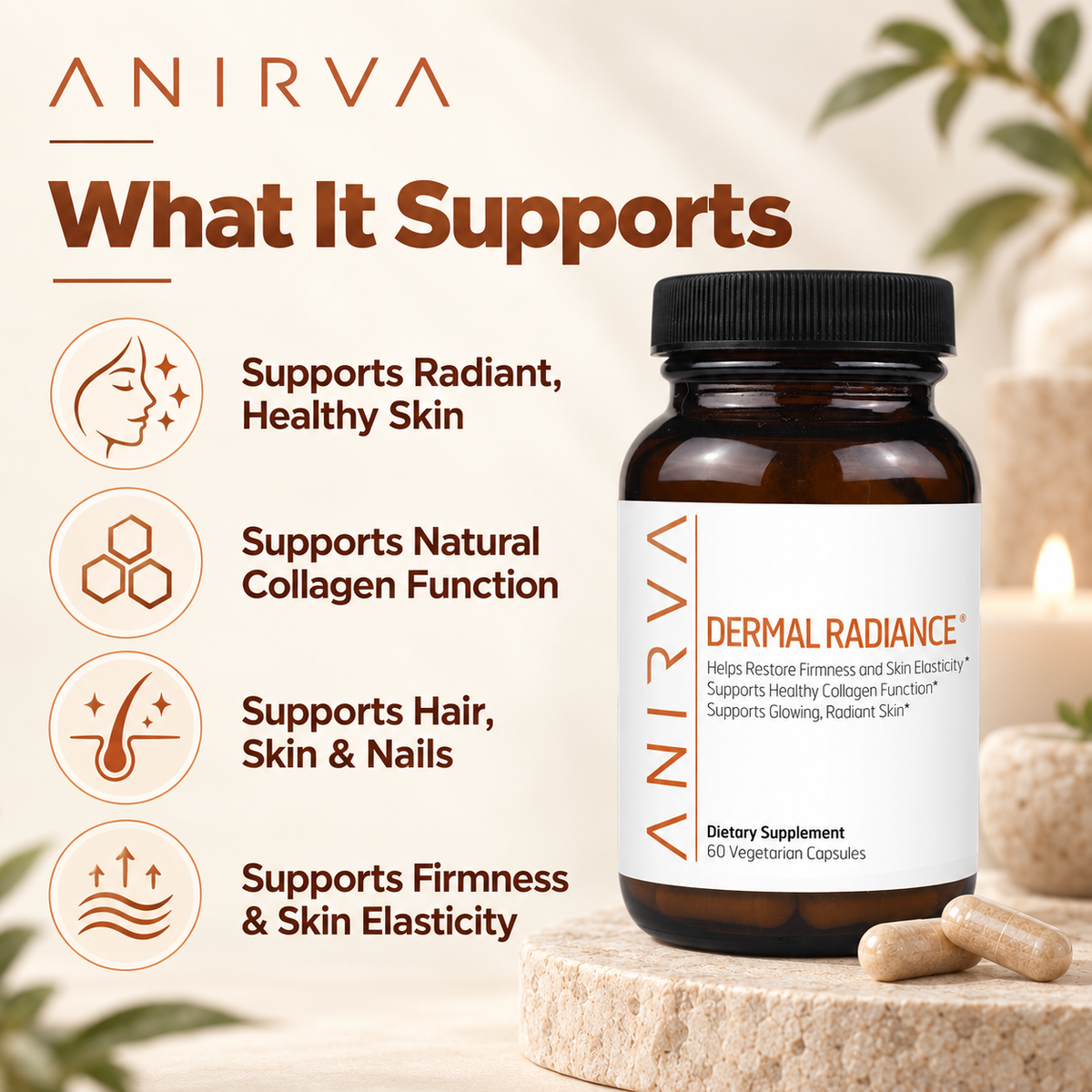 Anirva Dermal Radiance What It Supports