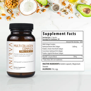 Multi Collagen Complex Supplement Facts