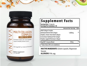 Buy Multi Collagen Complex for Healthy Skin, Hair, & Nails